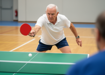 Table Tennis Leads Racket Sports Evidence in Older Adults, Review Finds