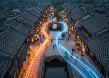Space Syntax and Crowd Simulation Map Storytelling Power of a Chinese Historic Town