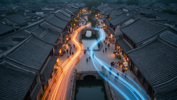 Space Syntax and Crowd Simulation Map Storytelling Power of a Chinese Historic Town