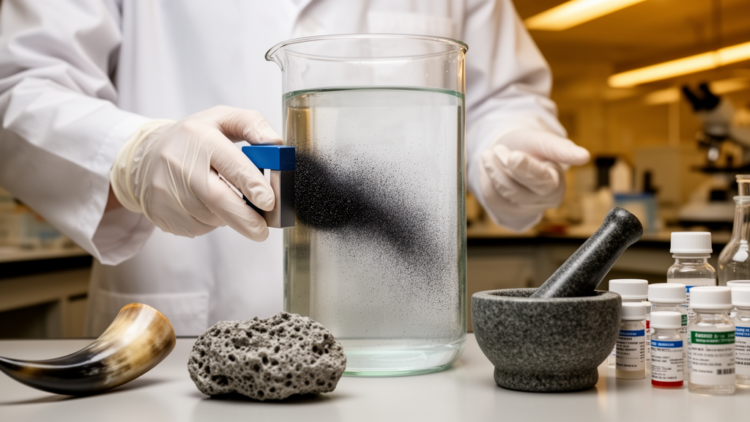Cow horn and pumice yield magnetic adsorbent that strips chromium from water