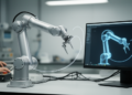 AI Learns Robot Arm Dynamics in Simulation, Halving Tracking Error on a UR5 Manipulator