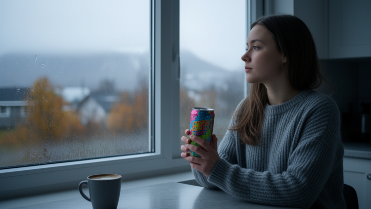 Energy drinks, not coffee, linked to autumn blues in Icelandic study