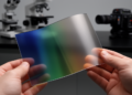 Flexible dual-band electrochromic display delivers visible and near-infrared vision