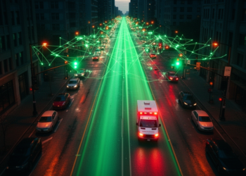 AI traffic system clears the road for ambulances in under 300 milliseconds