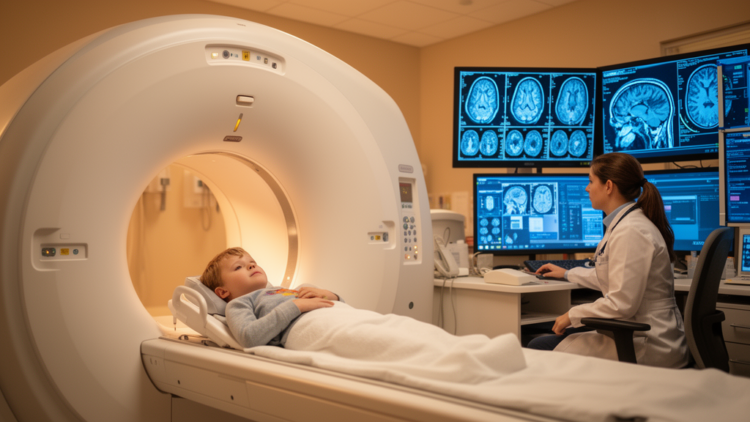 Advanced MRI diffusion metrics show promise for grading pediatric brain tumors
