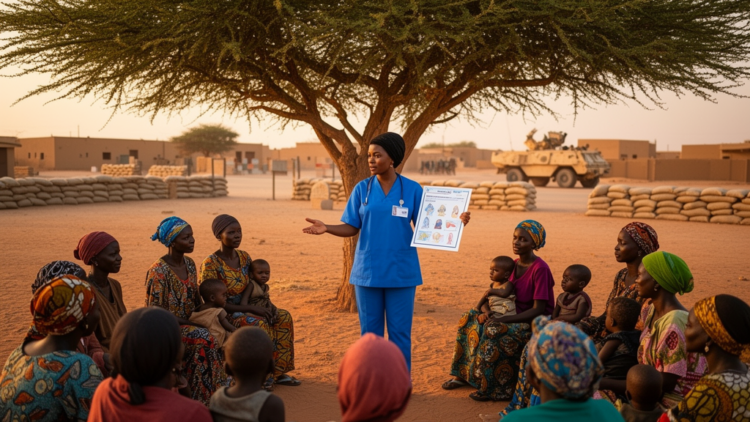 Community Health Education Shows Gains but Limits in Conflict-Hit Africa