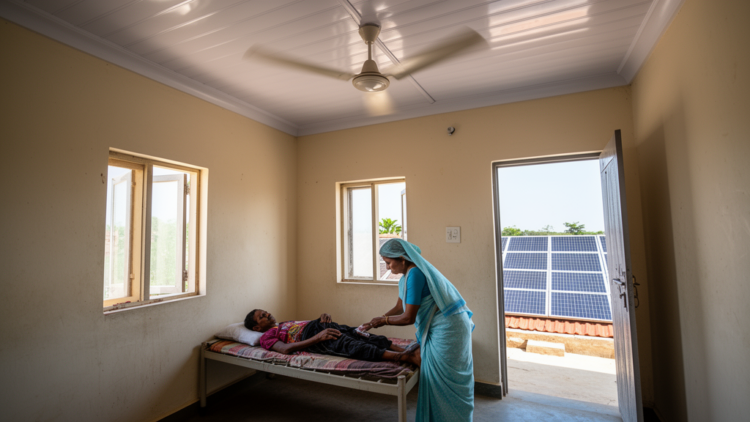 False ceilings, fans and rooftop solar could cool Bangladesh's rural clinics