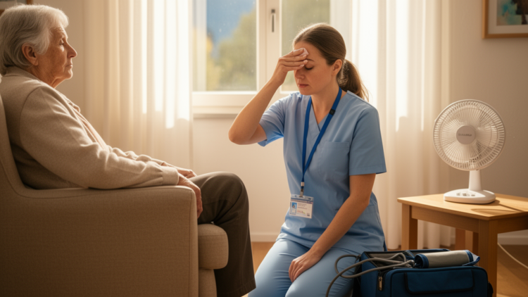 Home health care workers report substantial heat strain on hot days, Swiss survey finds