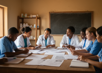 Scoping review maps transdisciplinary training programs in low-resource healthcare settings