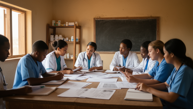 Scoping review maps transdisciplinary training programs in low-resource healthcare settings