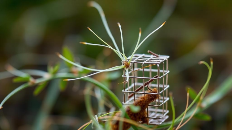 Plant Fibers Meet Tiny Metal Cages to Hunt Down Farm Chemical Pollution
