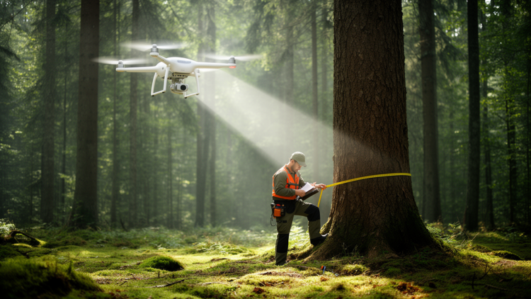 Drone LiDAR Measures Tree Heights Almost Anywhere, but Trunk Diameters Demand Precision