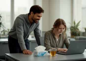 Strong Coworker Bonds Cut Sick-Day Stress but Fuel Working While Ill