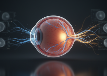 Hybrid AI recovers eye-disease accuracy after real-world domain shift