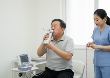 Belly Fat Measure Linked to Weaker Breathing in Middle-Aged Chinese Adults