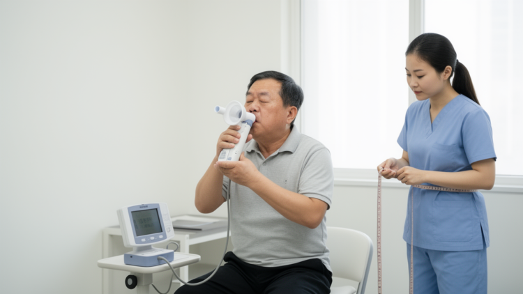 Belly Fat Measure Linked to Weaker Breathing in Middle-Aged Chinese Adults