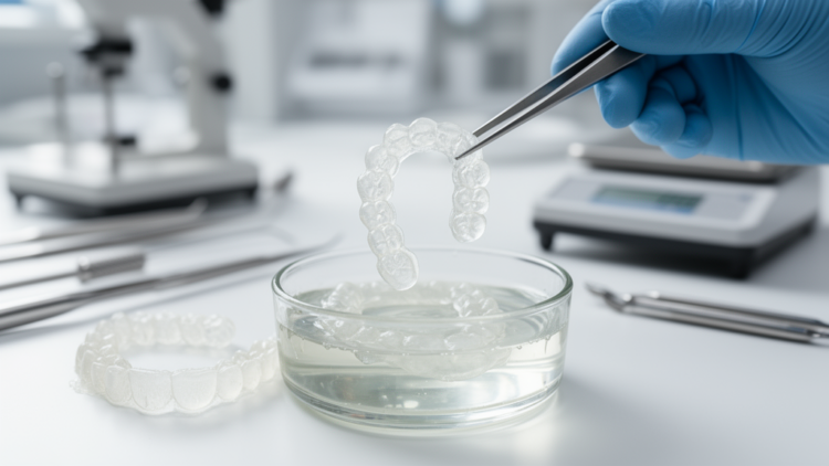 3D-Printed Aligner Resins Soak Up Water in Artificial Saliva, Lab Study Finds
