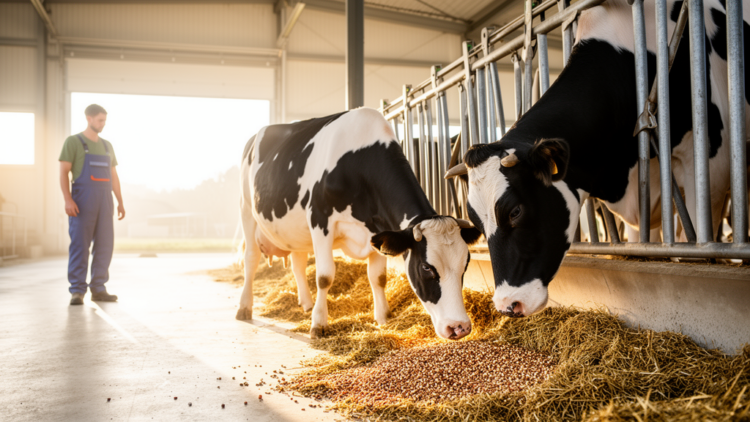 Methane-cutting feed additive subtly shifts dairy cow behavior in pilot study