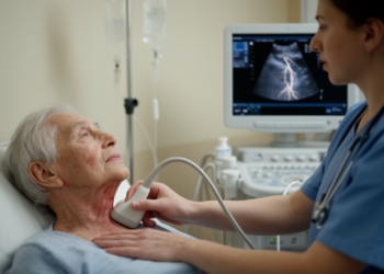 Ultrasound Protocol for Venous Congestion Reaches Intensive Care but Rarely Geriatric Wards