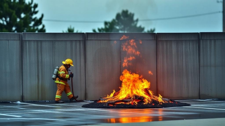 Firefighters' Choice of Coolant Shapes How Much Strength Concrete Keeps After a Blaze