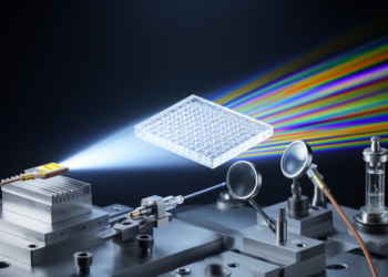 Tapered Laser with Volume Bragg Grating Delivers Broadband Light for Molecular Spectroscopy