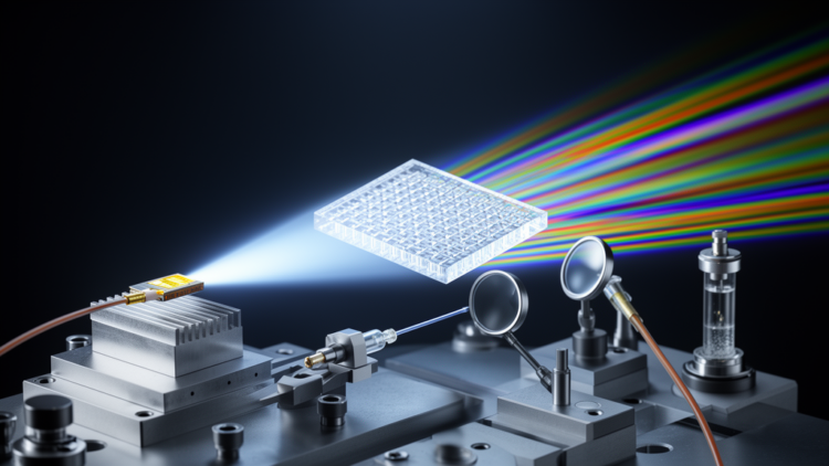 Tapered Laser with Volume Bragg Grating Delivers Broadband Light for Molecular Spectroscopy