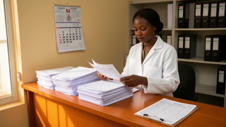 Audit finds incomplete radiology request forms in Nigerian private clinics improve after targeted feedback