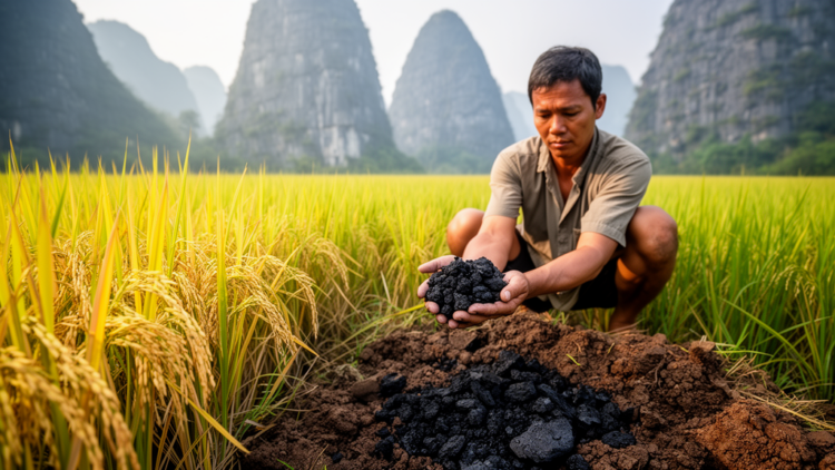 Biochar Blends Cut Cadmium and Boost Selenium in Karst Rice
