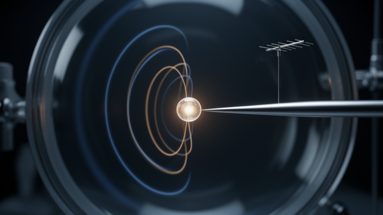 Physicists control the magnetic nucleus of a single atom with radio waves