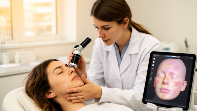 AI Facial Analysis Matches Dermatologist Ratings on Most Skin Parameters in Small Case Series