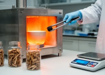 How Wood's Own Chemistry Steers Shrinkage as It Turns to Biochar