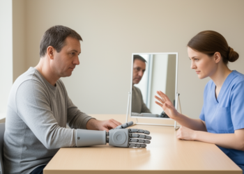 Scoping review maps 84 studies of mirror therapy and soft robotic gloves after stroke