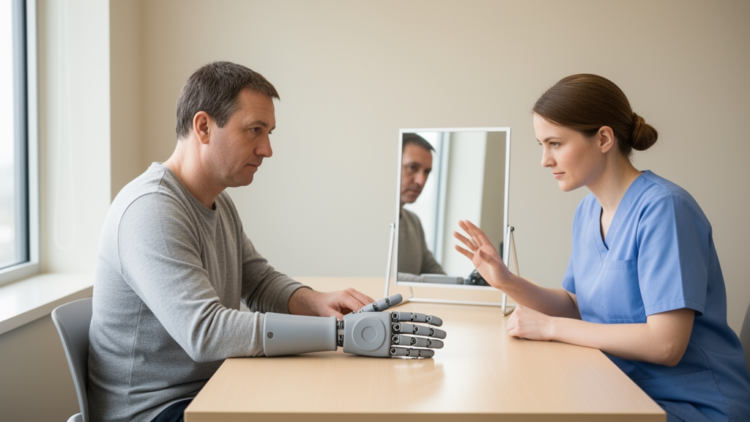 Scoping review maps 84 studies of mirror therapy and soft robotic gloves after stroke