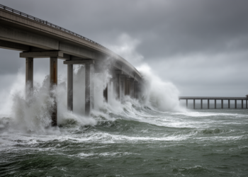 Multi-column bridge bents face at least 25% higher tsunami forces than single piers
