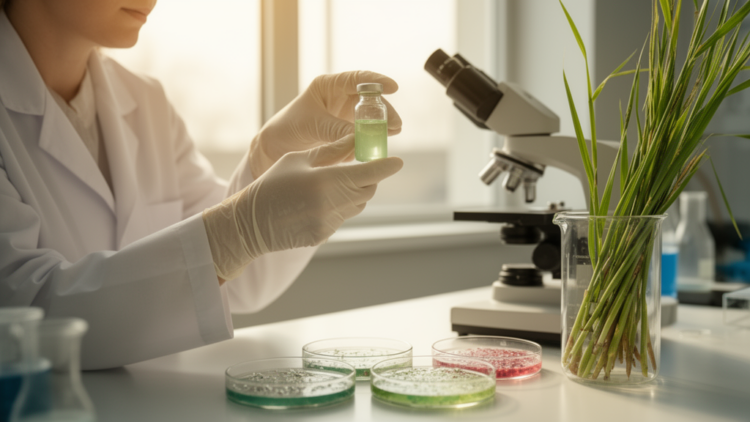 Switchgrass microbe's extracts show selective growth-stopping activity against tumor cells