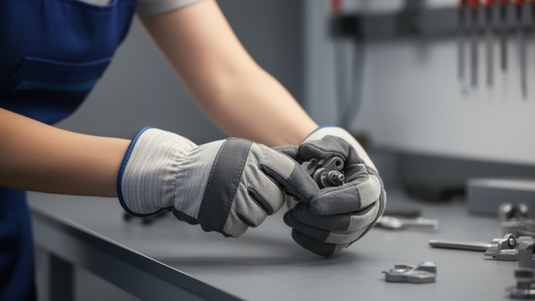 Glove Padding Layout Shapes Dexterity and Muscle Effort in Female Workers