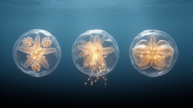Sea star larvae build the same organ in three different ways, study finds