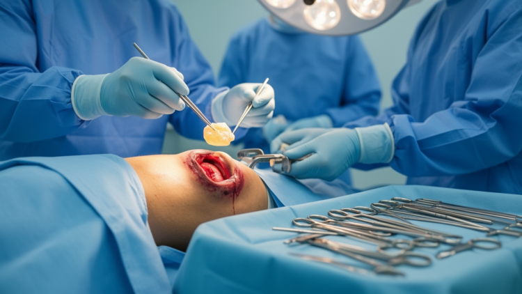 Residual bone cement after partial knee replacement is far more common than thought