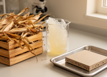 Corn Stover Transformed Into Biodegradable Composites and Bacterial Nanocellulose