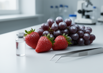 Silver Nanoparticles Paired with Antifungal Peptides Show Promise for Fruit Preservation