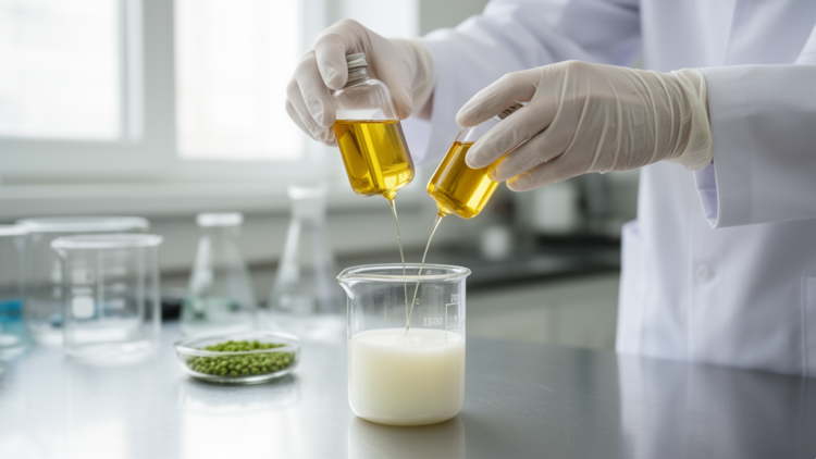 Castor and Tea Seed Oils Yield Liquid Bio-Based Chain Extenders for Waterborne Polyurethane