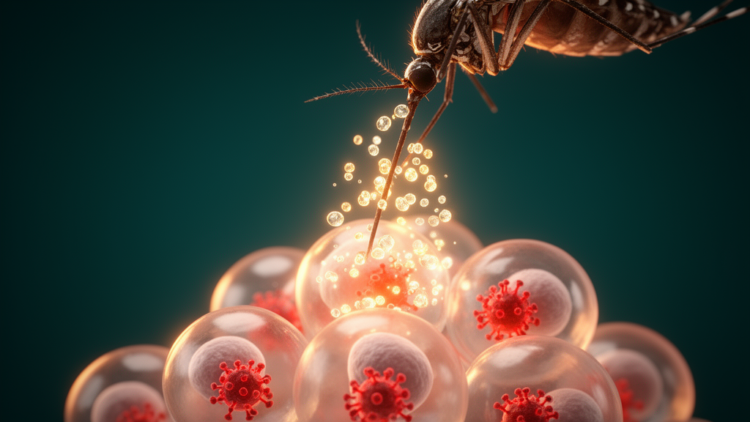 Mosquito Saliva Protein Fragment Boosts Dengue Virus Replication in Immune Cells