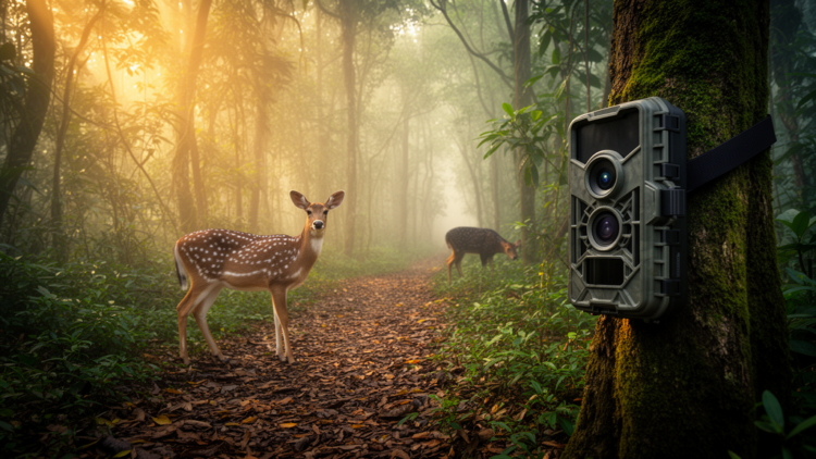 Camera traps reveal invasive axis deer outpacing native brocket deer in Argentine forests