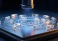 Magnetic forces steer tiny chemical plugs across a chip without channels