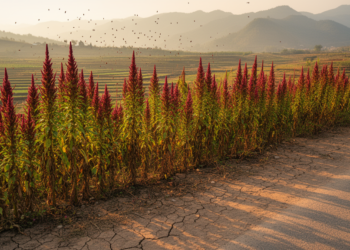 Invasive Amaranthus weeds predicted to shift across China as climate changes
