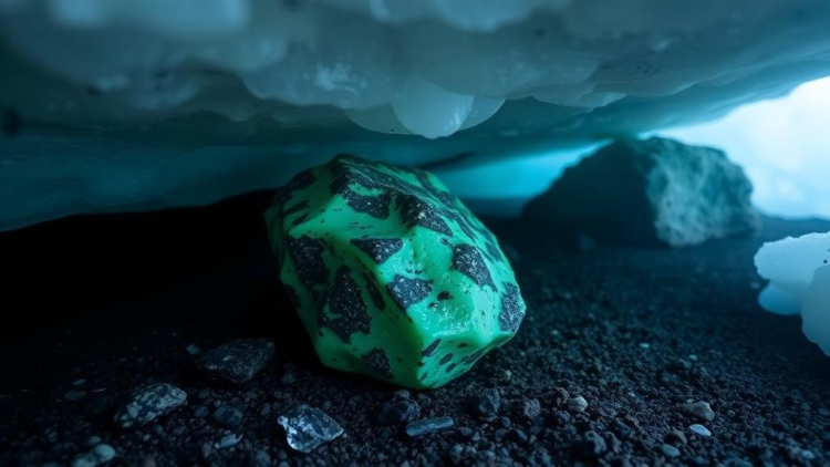 Hidden Antarctic microbe turns iron into stone beneath the ice shelf