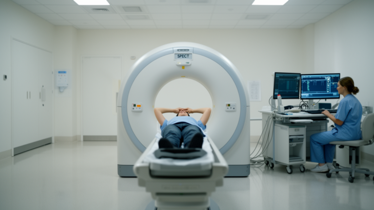Arms Up and Focus Mode Deliver Sharper Heart SPECT Images in Phantom Study