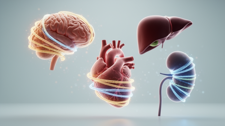 Organ ageing clocks show direction-dependent genetic links with disease