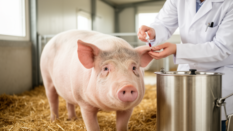 Blood Metabolites Boost Prediction of Feed Efficiency and Carcass Traits in Pigs