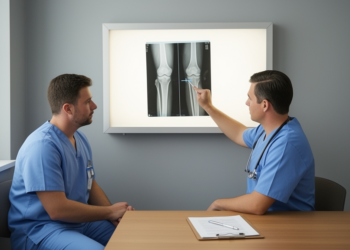 Research report: Postoperative alignment and patients reported outcome measures improvement after high tibial osteotomy: a significant interaction with osteoarthritis severity
